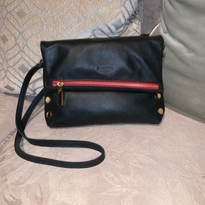 Hammitt VIP Medium Crossbody Black/Brushed Gold